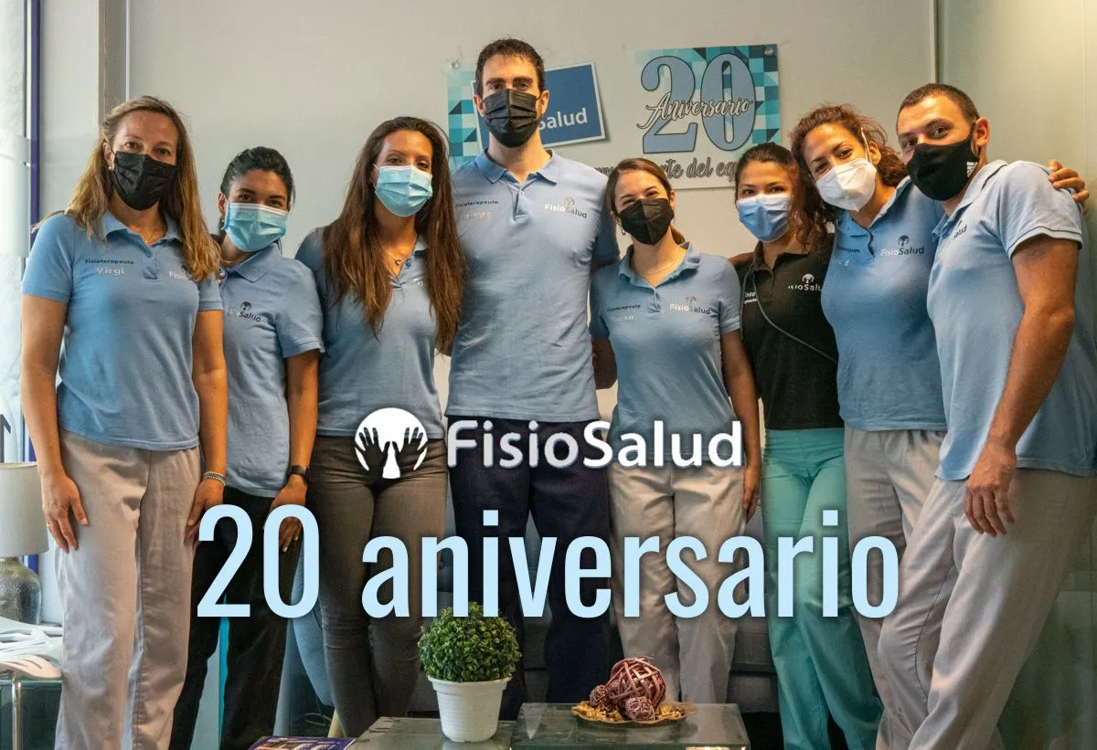 En FisioSalud celebramos que llevamos 20 años siendo fisioterapeutas en Alcorcón de confianza